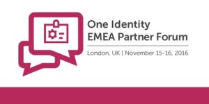 Read more about the article Join us for the One Identity EMEA Partner Forum