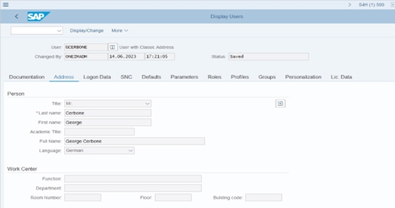 Figure 13a: Changes made in One Identity Manager can be reflected back into S/4.